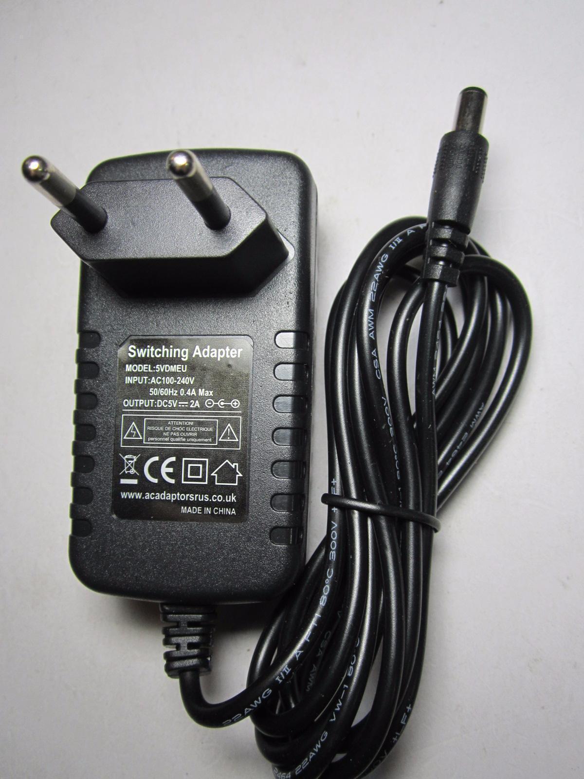 EU 5V 2A 2000mA AC Adaptor Power Supply for G-Box Midnight MX2 Android TV Box