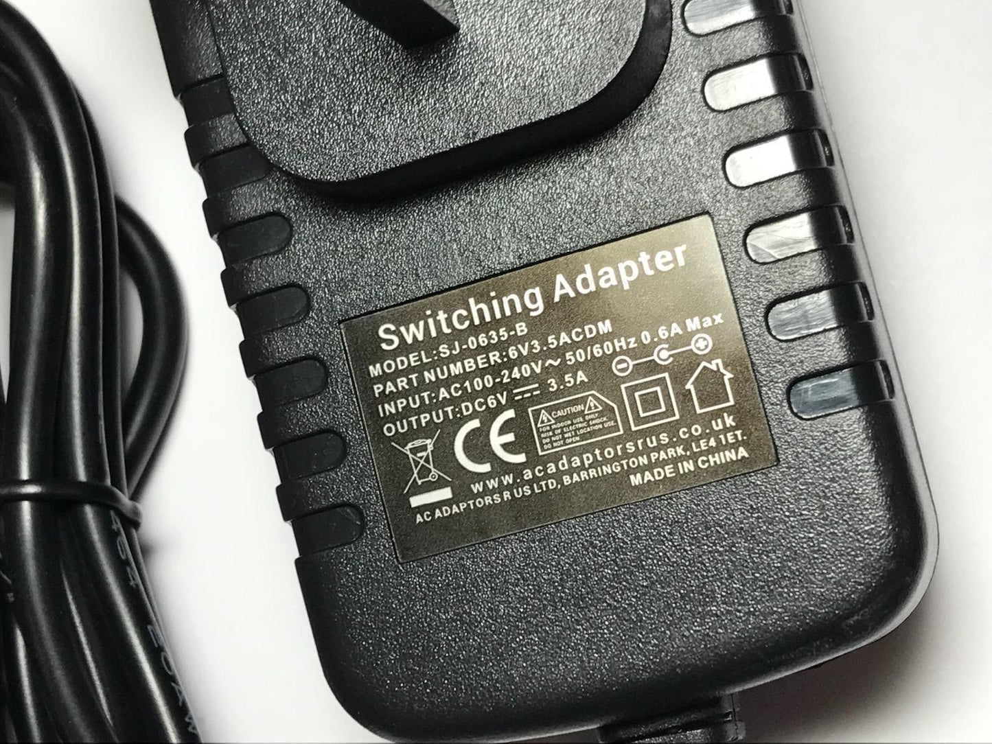 Replacement HON-KWANG AC ADAPTOR HK-A314-A06 6V 0-2.4A I.T.E Power Supply