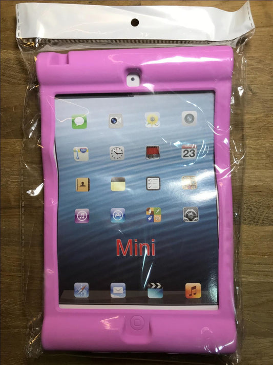 Pink Childs Shockproof Rubber Dropproof Skin Case for Apple Ipad Mini 2 or 3