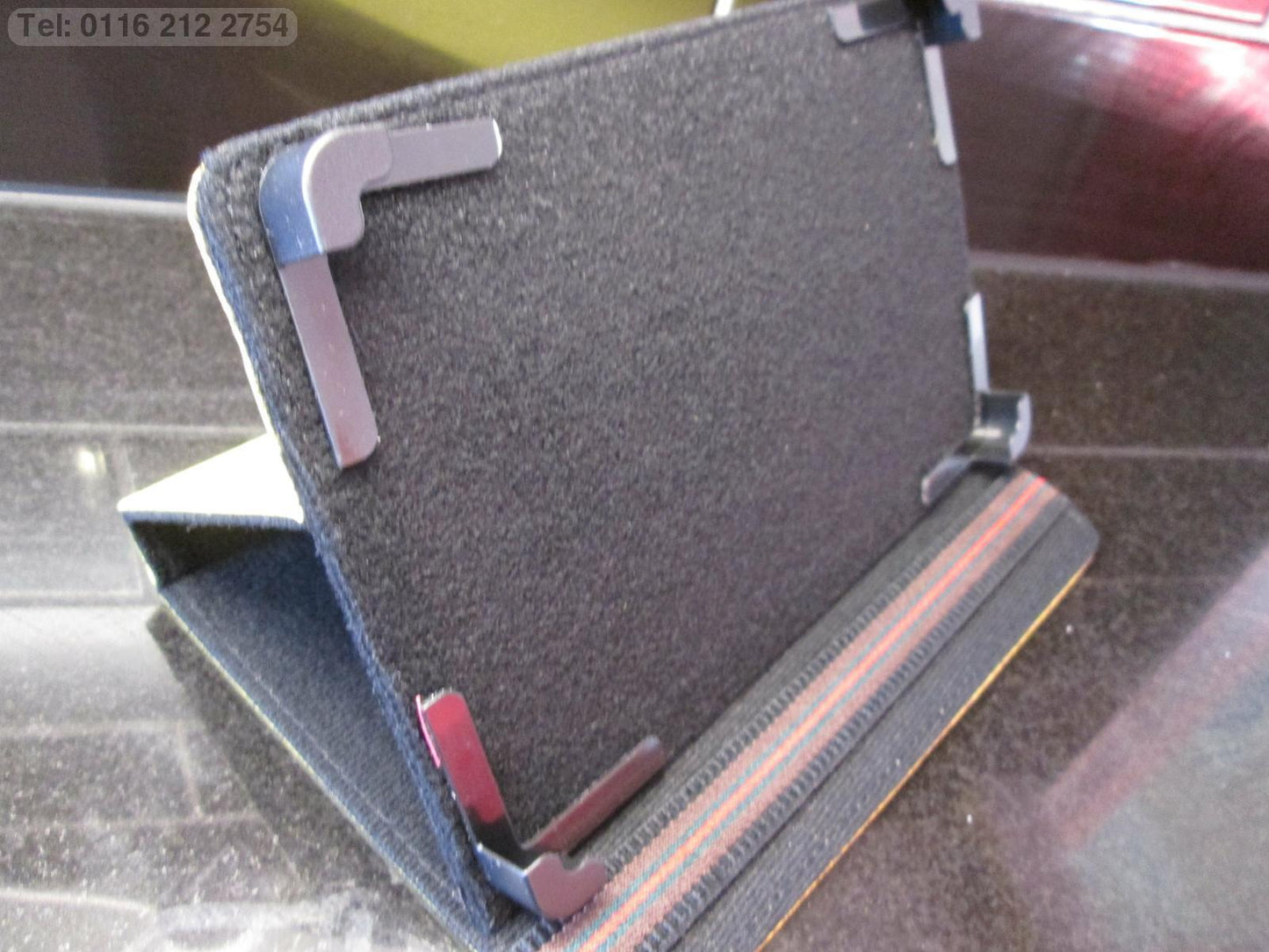 Yellow 4 Corner Support Laptop Angle Case/Stand for 7" Huawei S7 Ideos Tablet PC