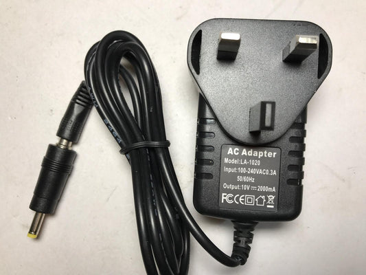 10V 2A AC-DC Adaptor Power Supply with 4.75mm x 1.75mm Extension DC Connector