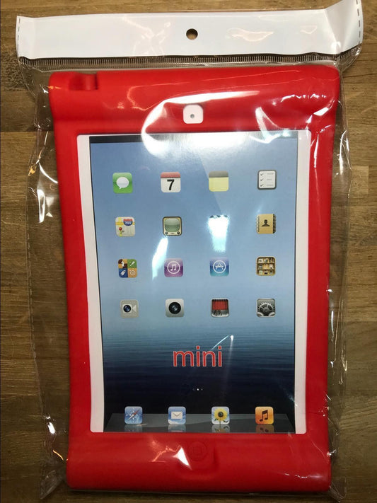 Red Childs Shockproof Rubber Dropproof Skin Case for Apple Ipad Mini 2 or 3