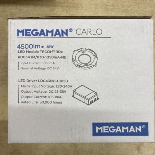 Megaman CARLO MM06825 874/2012 LED MODULE TECOH RDX LED DRIVER 3800lm