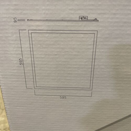 NVC Lighting Falcon 34W 600 X 600 Opal Panel 5000k NFC34/66/850