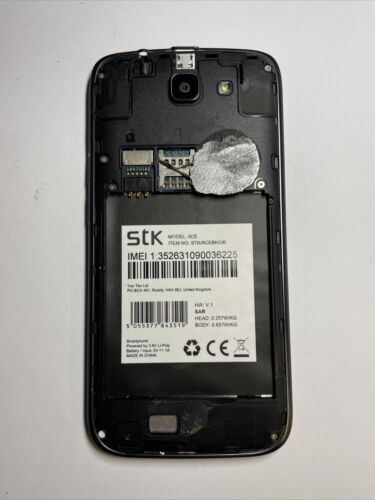 Ex Display STK ACE Smartphone STK/ACEBK/UK (No Battery Or Accessories included)