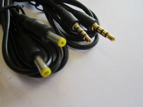 2 Dual Twin Screen Connect Cable Lead SET for TEAC Car Portable DVD Player