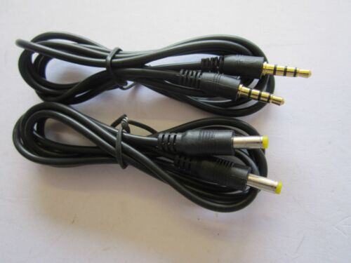 2 Dual Twin Screen Connect Cable Lead SET for TEAC Car Portable DVD Player