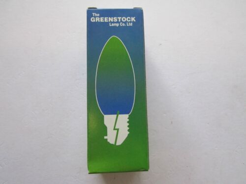 10 x GREENSTOCK 35mm 25W Bayonet Cap Plain Candle Light Bulb Opal