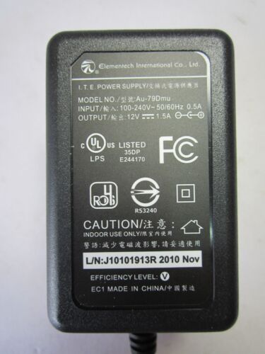 USA American Replacement for 12V 1.5A ADS-18E-12B 12018GPCU Switching Adapter