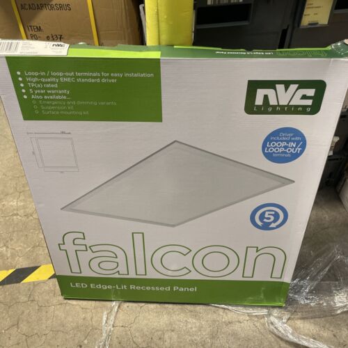 NVC Lighting Falcon 34W 600 X 600 Opal Panel 5000k NFC34/66/850