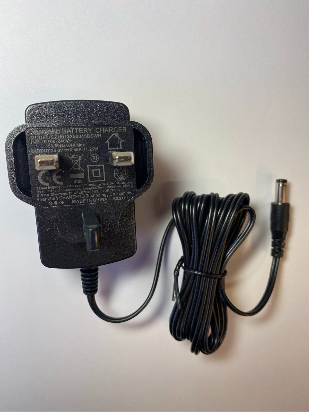 Replacement for 26.0V 400mA Battery Charger for YLJXA-U260040 AC Adaptor UK Plug