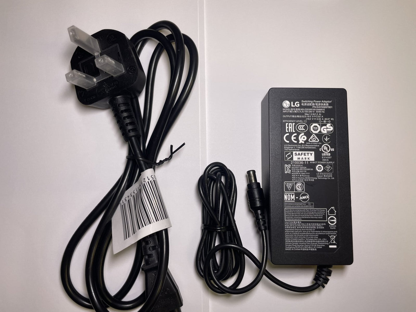 Replacement 19V 2.53A AC-DC Adaptor Power Supply for Samsung A5919_RDY