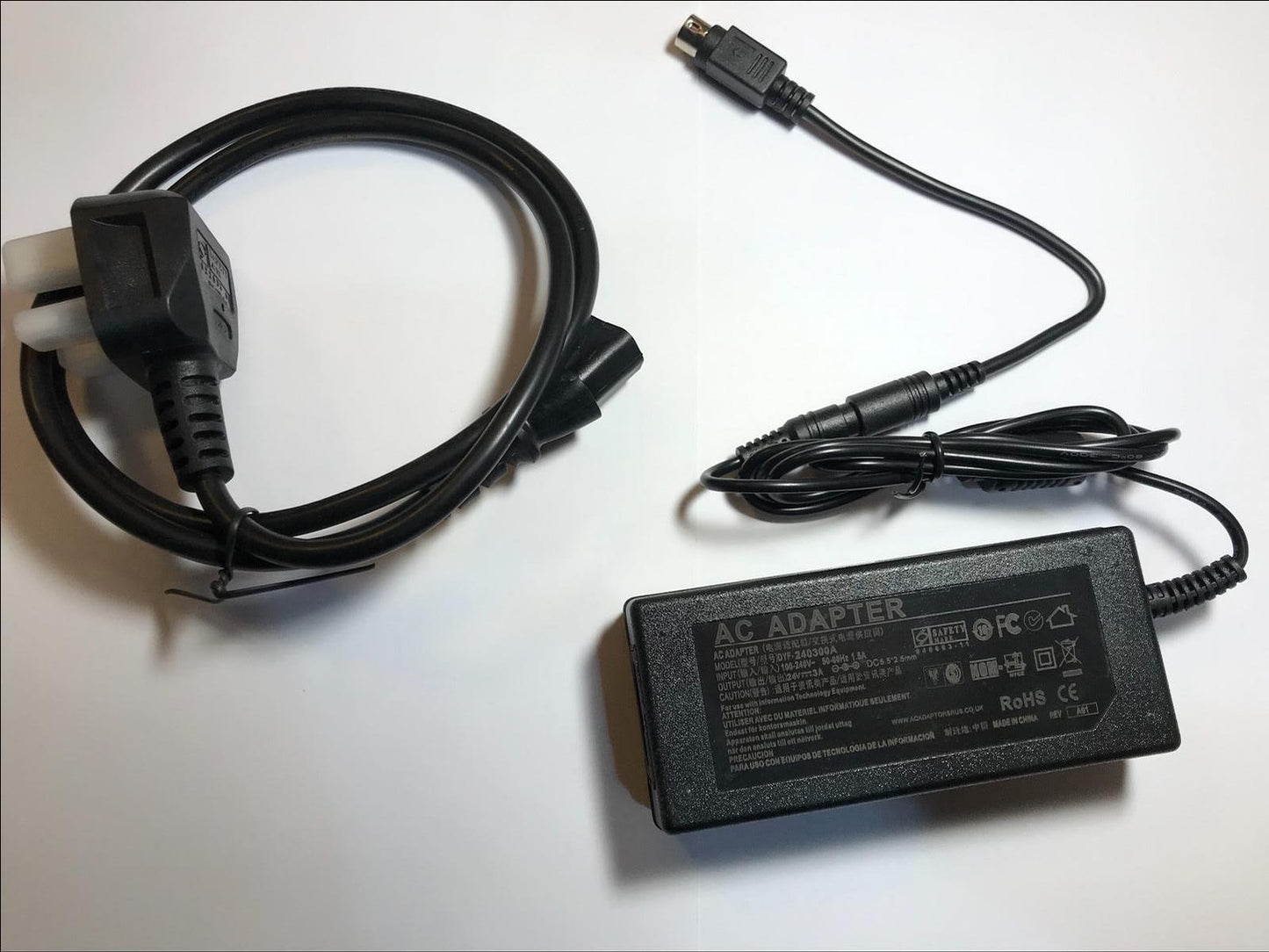 Replacement for 24V 2.5A 60W GST60A24-P1J Meanwell AC/DC Switching Adapter 4 Pin