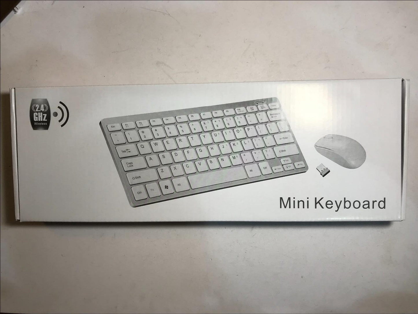 Wireless Small Keyboard Plus Mouse Set for SMART TV Panasonic TX-P42UT50B VIERA