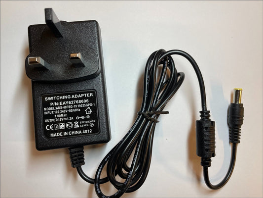 Replacement AC Adaptor Power for 19V 1.3A for LG Widescreen LED Monitor Screen