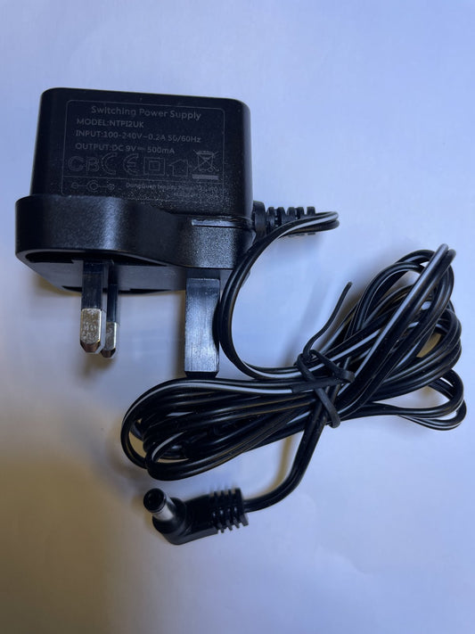 Replacement for 9.0V 0.5A 9V 4.5W Switching Adapter TF-1806A090050B Rockjam RJ54