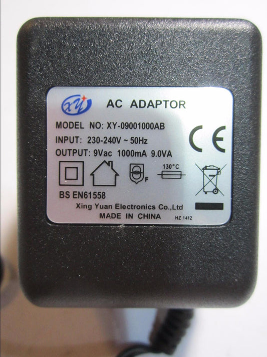 UK Plug Replacement 9V AC-AC Adaptor Power Supply for Train Set