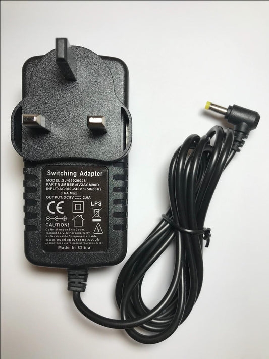 Replacement for 9V 9.0V 0.5A AC-DC Adaptor Power Supply Model SD-B09005000D