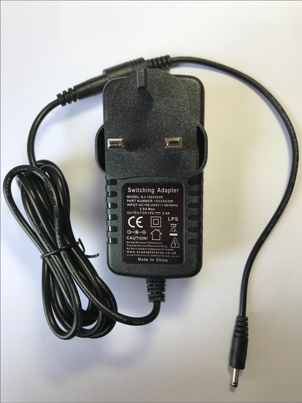 Replacement for 15V 1.2A AC-DC Adaptor Power Supply Model MTP181UK-150120