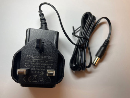 Replacement 12V 1A Switching Adapter Charger for JAKE DYSON TL1-04972/1502 LAMP