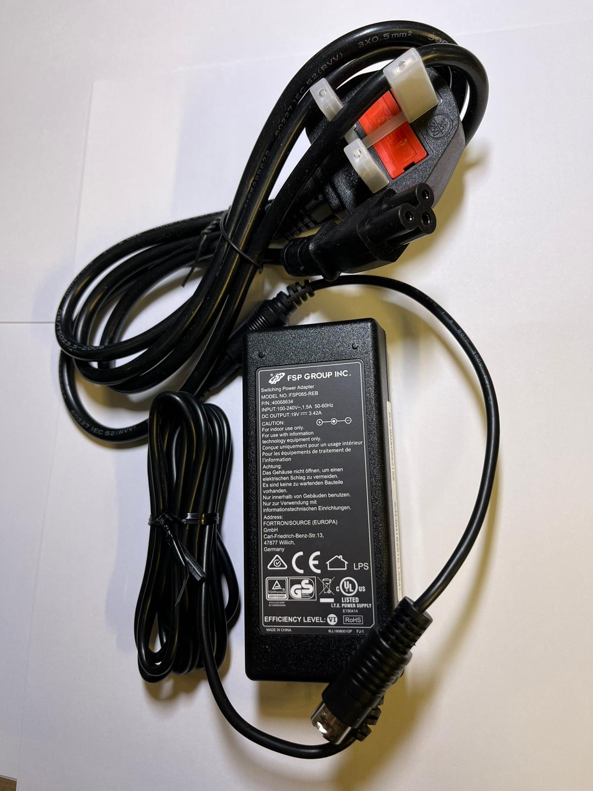 Replacement for 19.0V 3.3A AC-DC Adaptor Power Supply for LG 27GL850-B Monitor