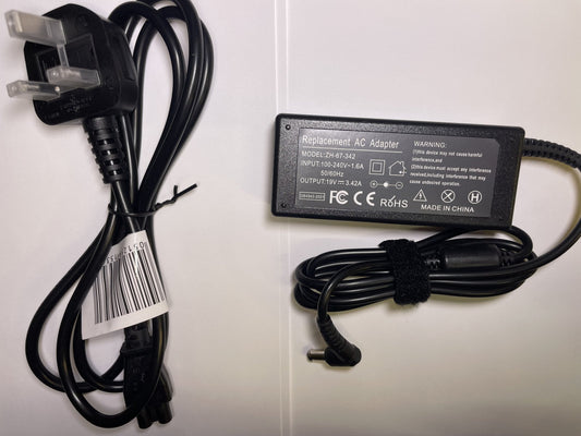 Replacement for 19V 3.42A 65W AC-DC Adapter PSAB-L206A for LG TV LG27MS73V-PZQ