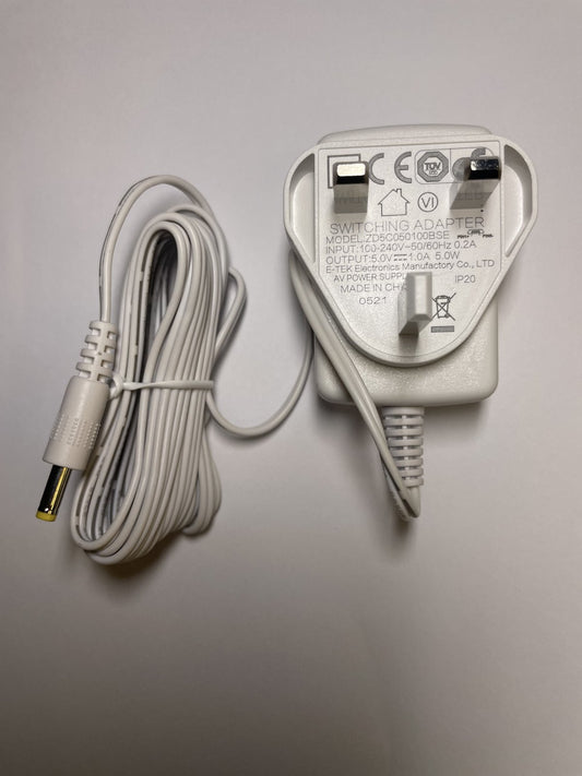 Replacement 5V Charger for Vtech VM3254 Video Baby Monitor 952/7814 PARENTS UNIT