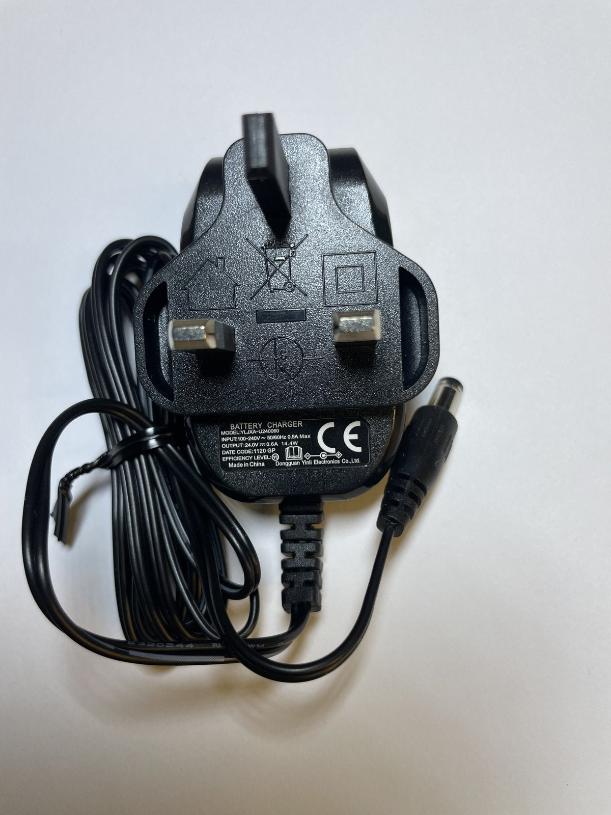 24.0V 0.6A 24V 600mA Battery Charger YLJXA-U240060 AC-DC Power Supply Adaptor