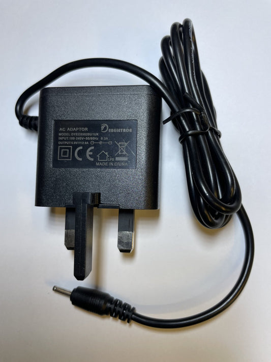 Replacement 5V Charger for RCA 10 VIKING II RCT6603W47M7 Tablet