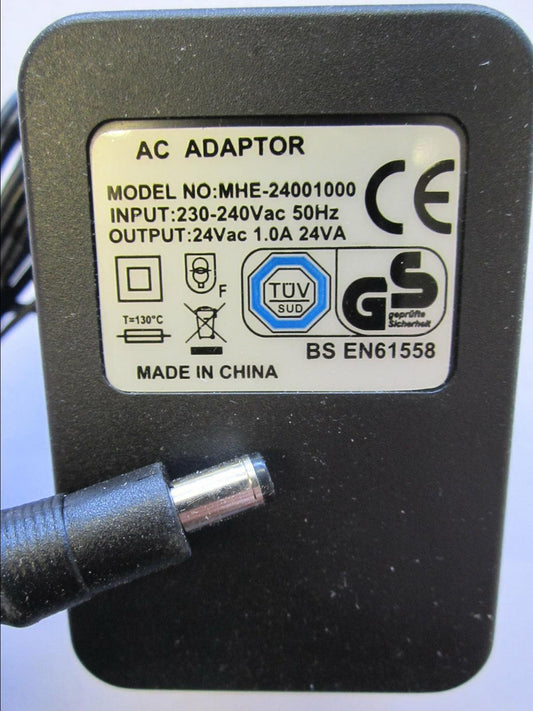 Replacement for 24V 0.35A 8.4W AC/AC Adapter Power Supply UK Plug