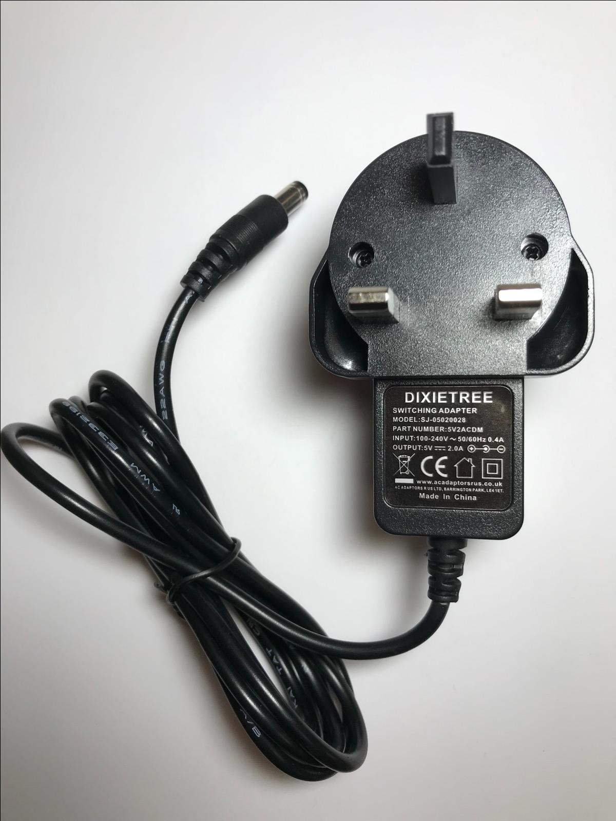 Replacement for 5V 2A Switching Power Supply SPU15A-102 Power Supply UK Plug