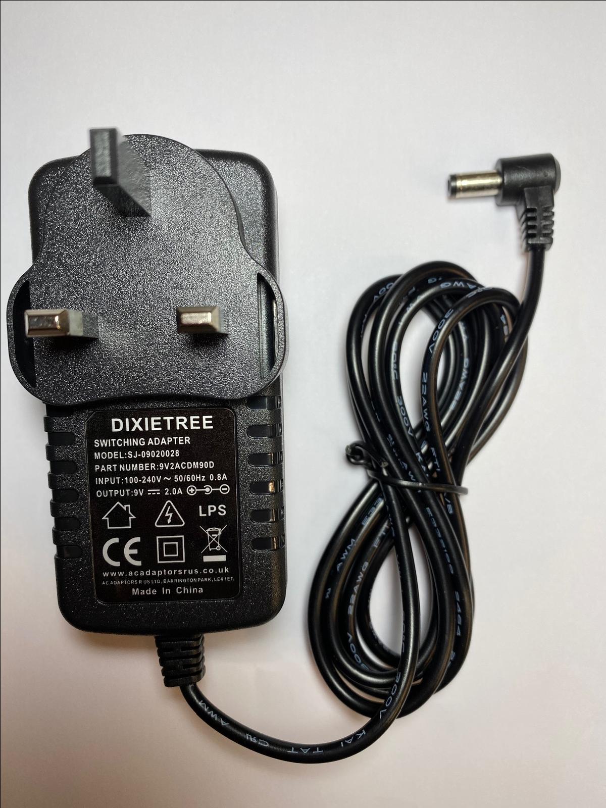 Replacement for 9.5V AC Adaptor for Casio AD-E95100L SA46 Keyboard CTK240 etc