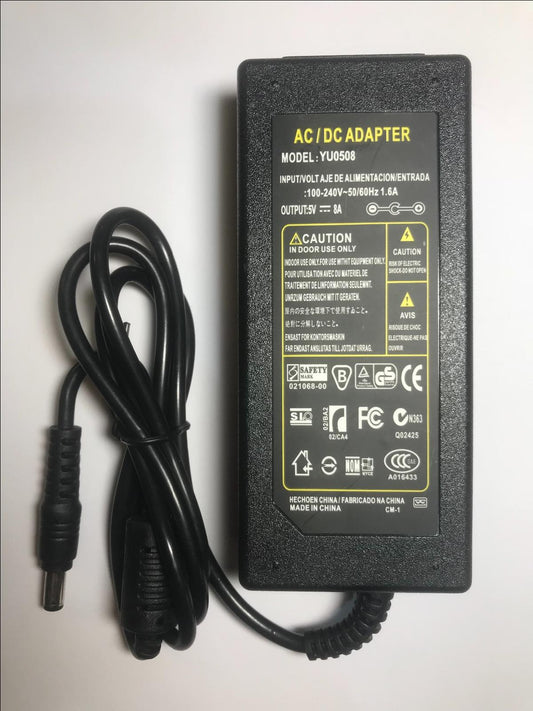 5V 8A 8000mA AC-DC Switching Adapter Desktop Power Supply C13 C14 Inlet