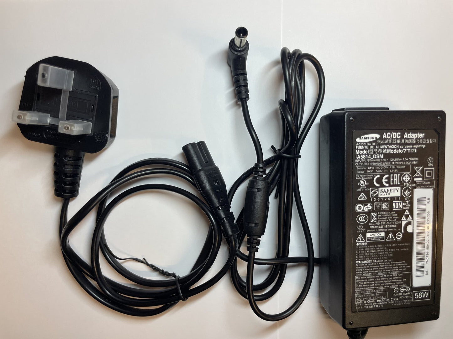 Replacement for 14V 1.78A AC Power Adaptor for 27 S24D590PL Full HD LED Monitor