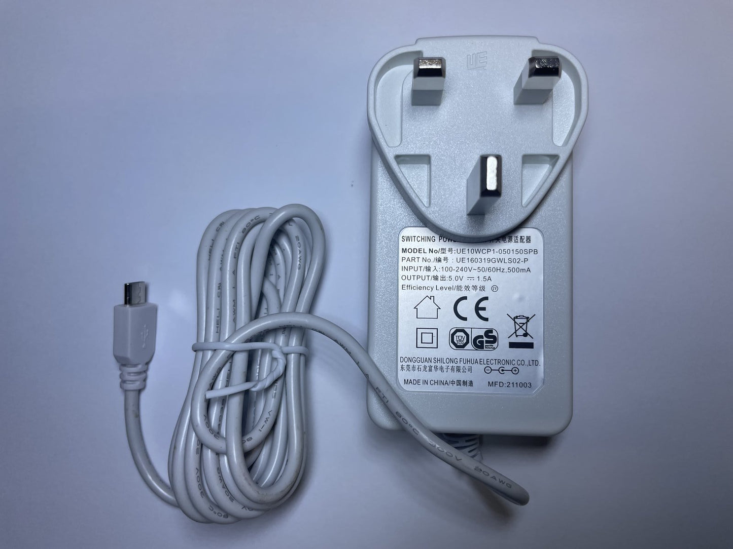 5V 1.5A Charger Adaptor for Motorola MBP853 Connect Wi-Fi HD Video Baby Monitor