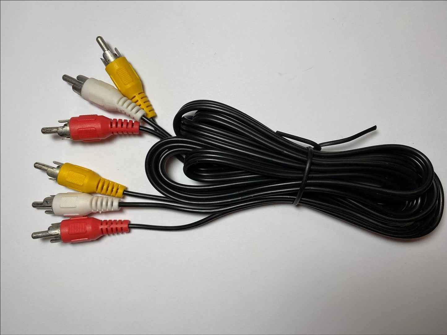 Double Ended 3x RCA Fono Cable Lead Red White Yellow for Easycap Capture Card