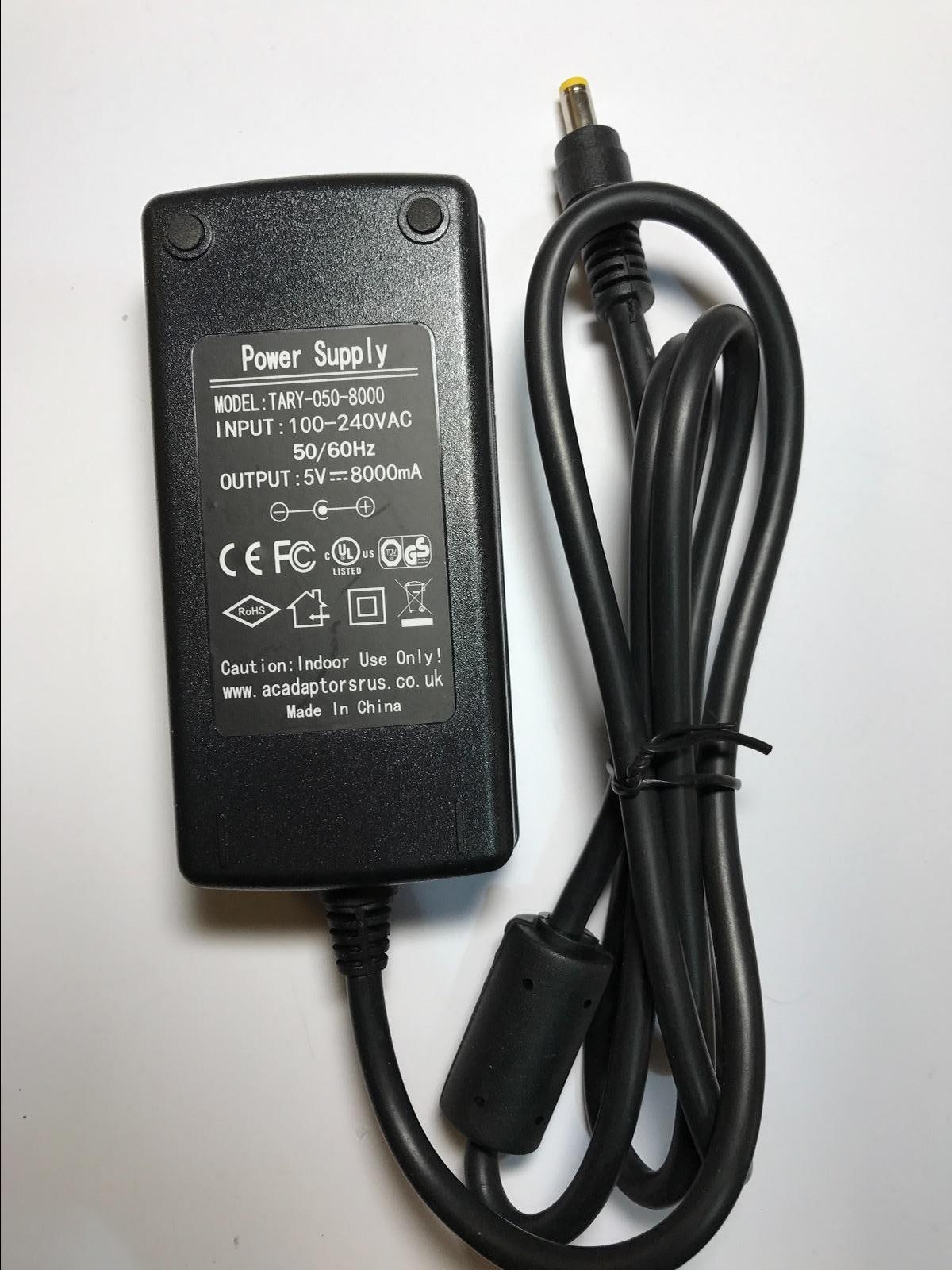 5V 8A 8000mA AC-DC Switching Adapter Desktop Power Supply 4 YT-0508 PSU 2.5/2.1