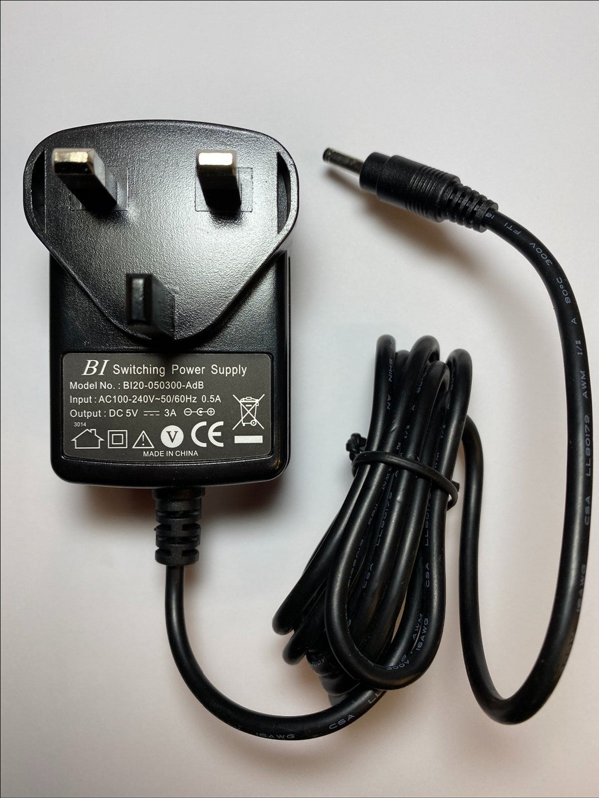 Replacement Laptop Charger for Connex ” 5V 3A” 3.5MM X 1.3MM AC Adaptor