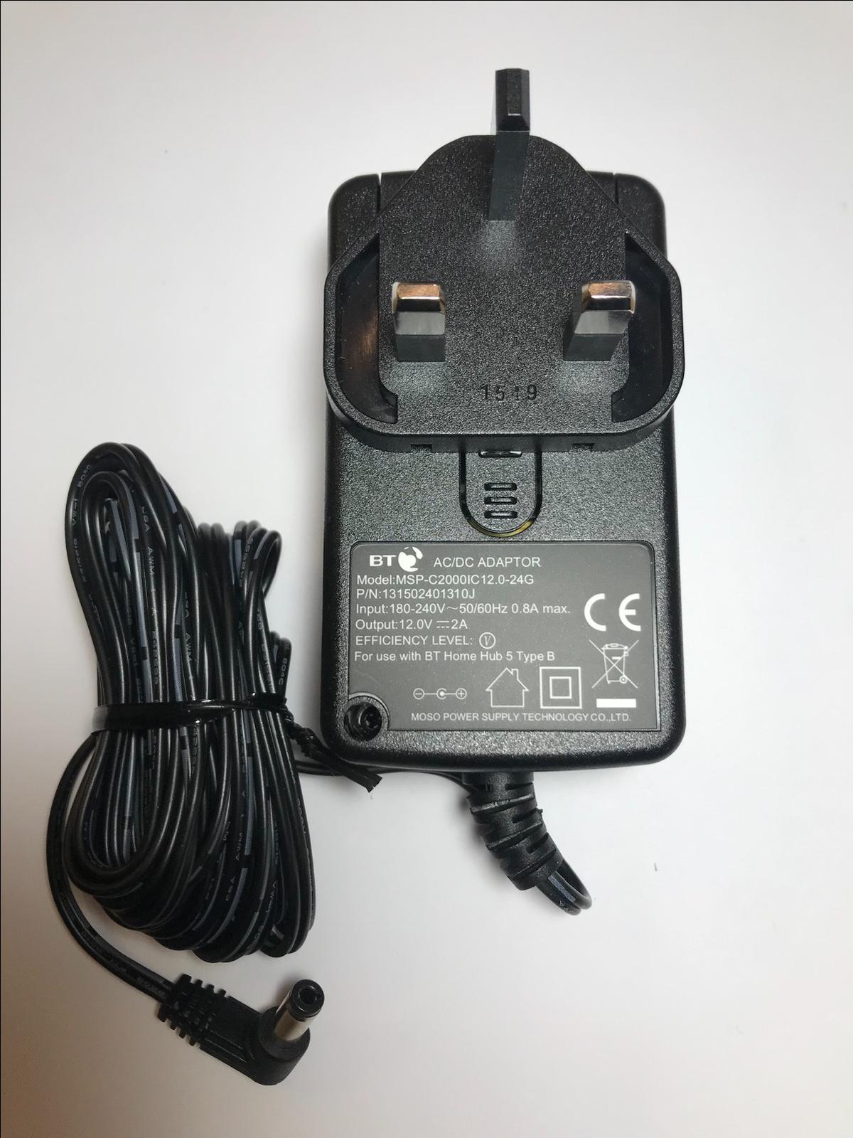 12V Mains AC-DC Adaptor Power Supply for JBL Flip Portable Wireless Loudspeaker