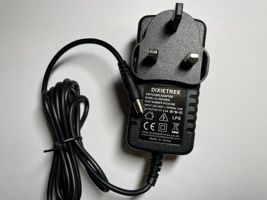 Replacement for 9.0V 2.5A AC-DC Adaptor Power Supply for SPIRE CARD MACHINE