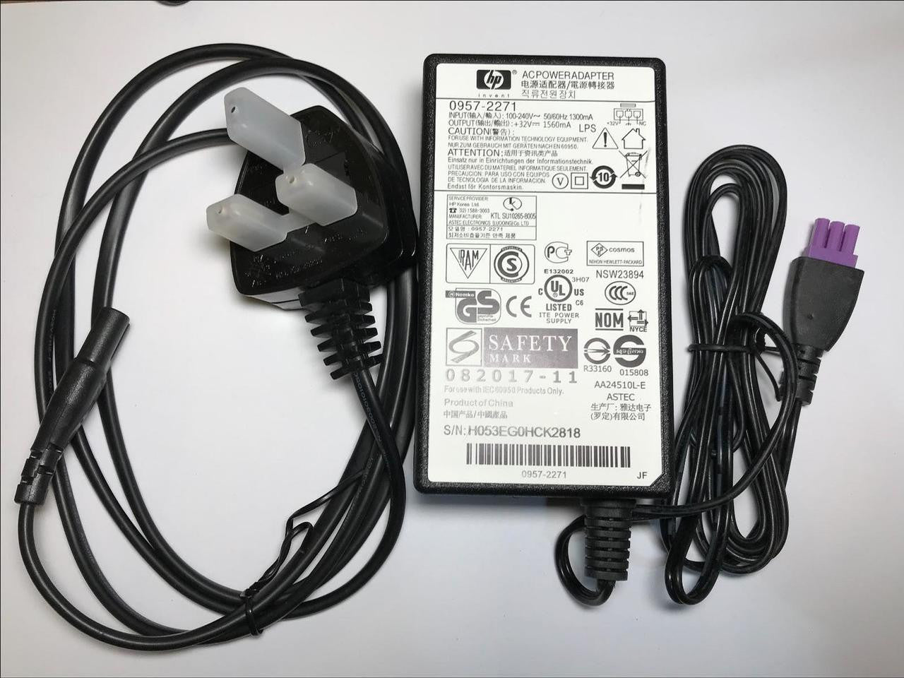 HP 32V 1560mA AC Power Adaptor for HP OfficeJet 6000 7000 6500 6500a