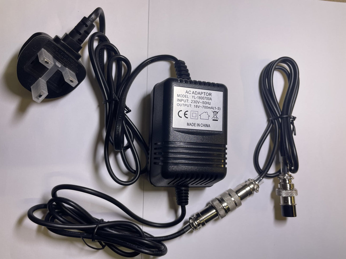 UK Replacement 18V AC-AC Adaptor Power Supply for Stanton SA5 Battle Mixer SA-5