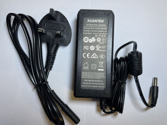 12V 2.0A I.T.E Power Supply AC-DC Switching Adaptor 5.5mm x 2.1mm C7 Inlet PSU