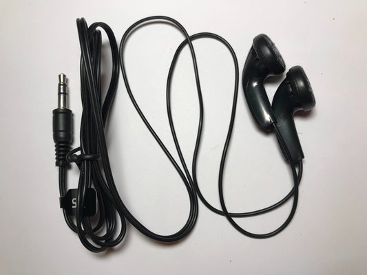 Genuine Original 3.5mm Black Earphones for STK M Phone Plus