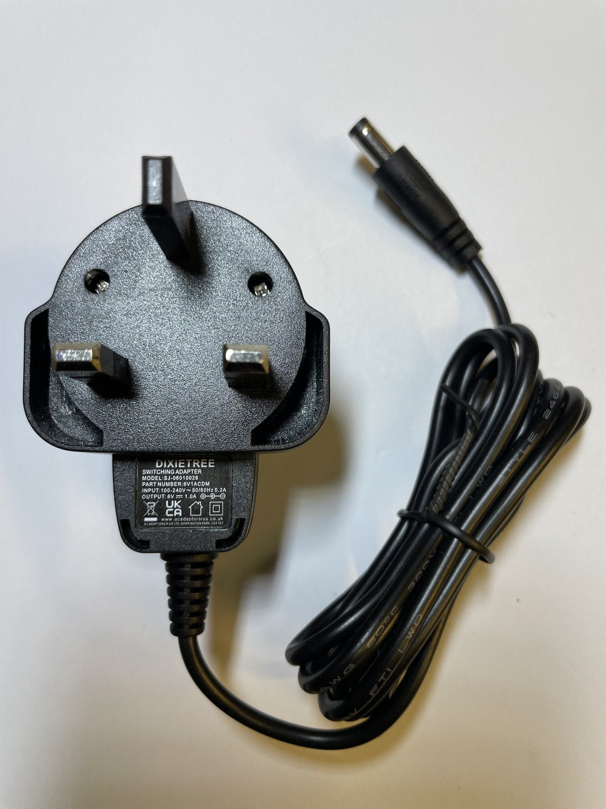 Replacement for 6.0V 1.0A 6.0W Power Adaptor OBL06-0601000dB AC-DC Supply