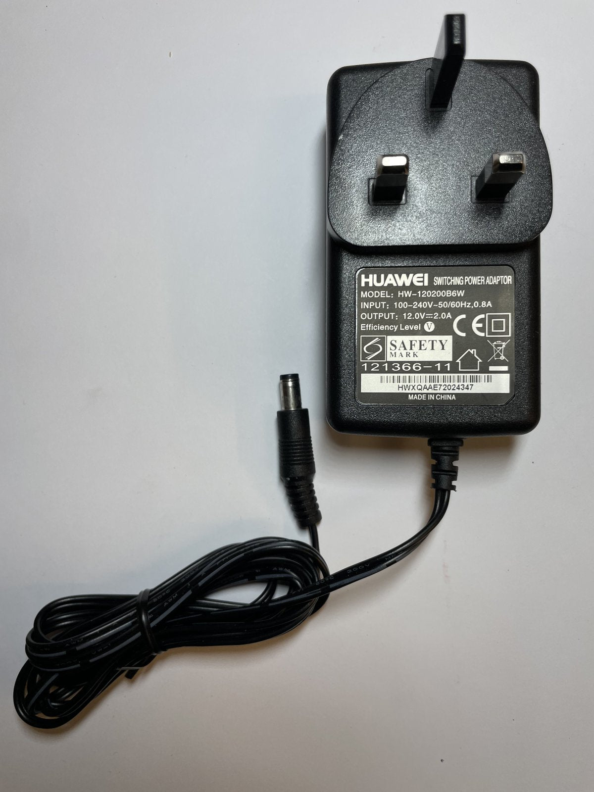 Replacement for 12V 2.0A AC-DC Power Supply Model XY24Z-1202000H-BW