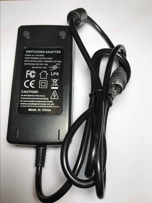 12V/5V Adaptor for Western Digital Elements Desktop 250GB Hard Drive WD2500C035