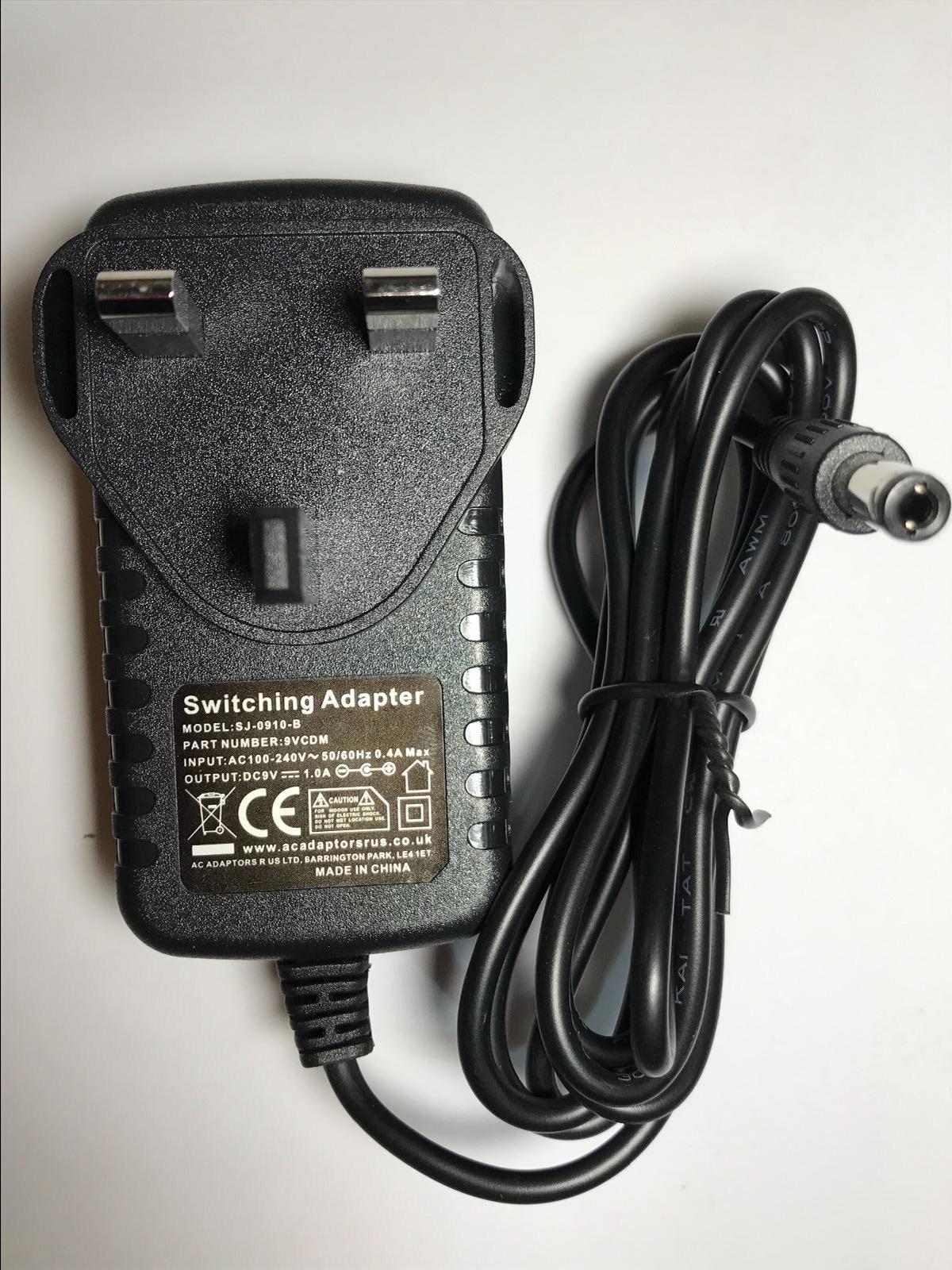 Replacement for 9VDC 700mA 9V AC Adaptor for Yowza Milano Exercise Bike