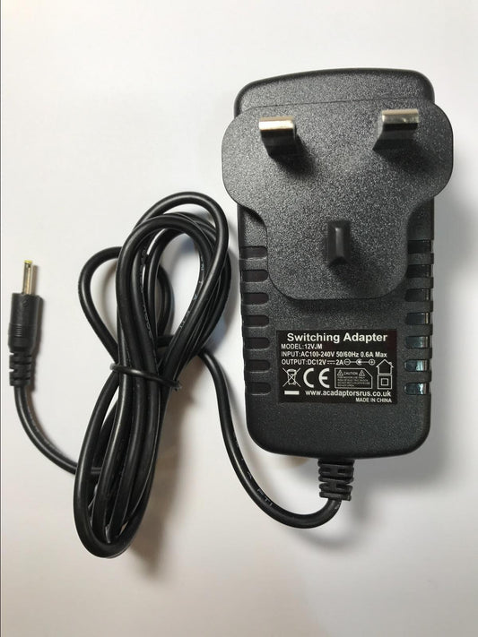 Replacement 12V AC Adaptor Charger for ENTITY Twin HW274 10.1" 2 in 1 Laptop