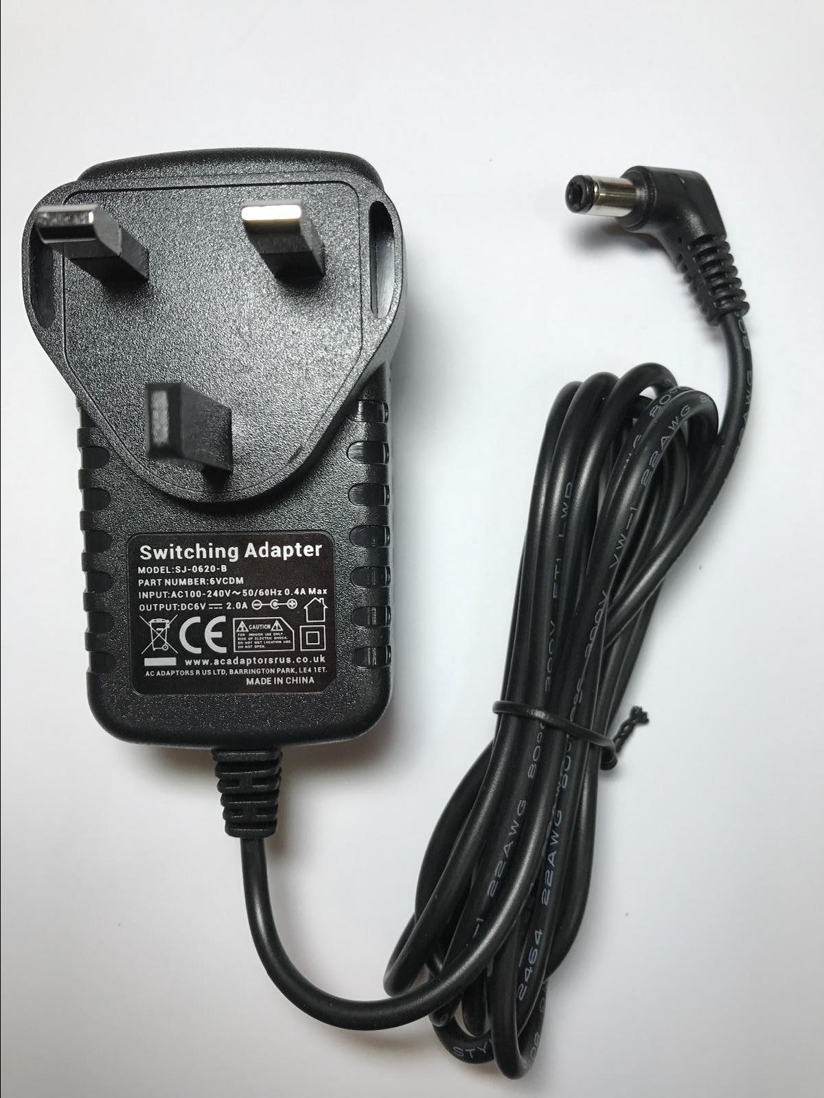 6V AC-DC Power Supply Adaptor for ProForm 310 CSX Recumbent Exercise Bike CSX310